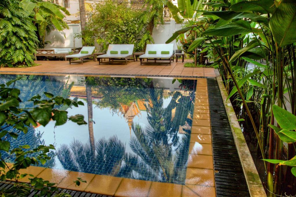 Villa Langka Hotel & Restaurant Phnom Penh Bagian luar foto